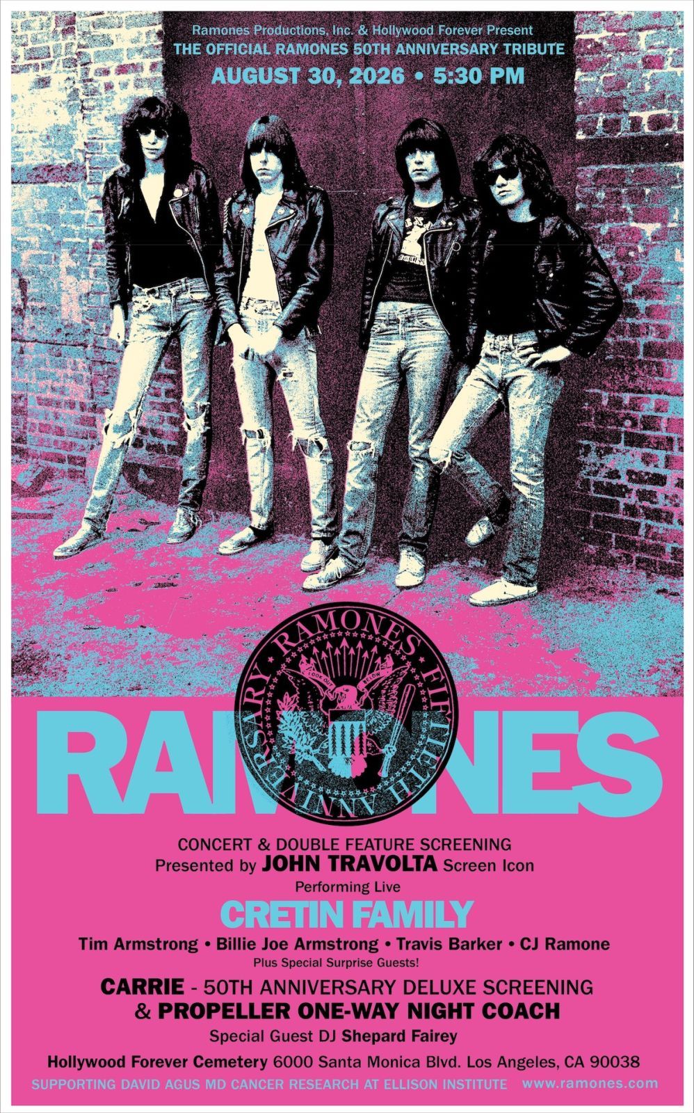 Ramones' Debut Album Turns 50: Billie Joe Armstrong, Travis Barker Join Tribute Supergroup "Cretin Family"