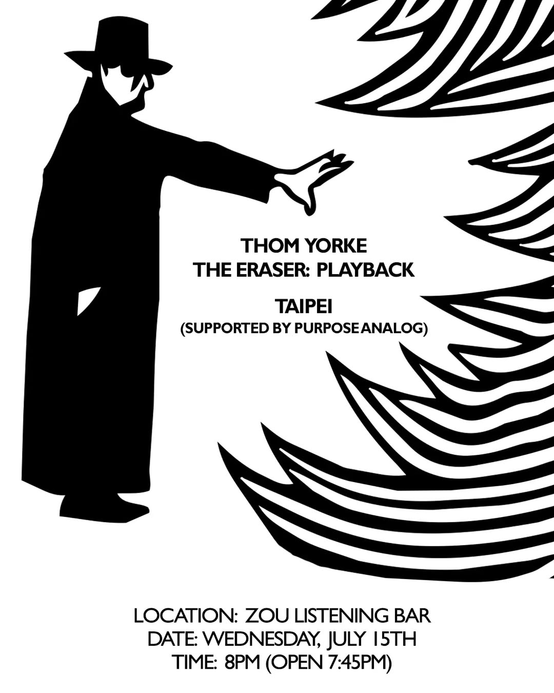 Thom Yorke's "The Eraser" Turns 20: Taipei Listening Party Set for July 15