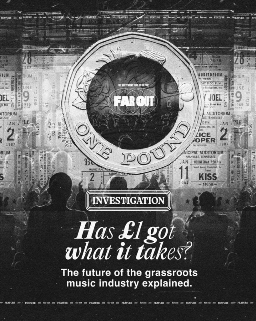 英国「1ポンド寄付」チケット制度、始動から18か月——600万ポンド規模の資金誓約も、草の根会場は依然苦境