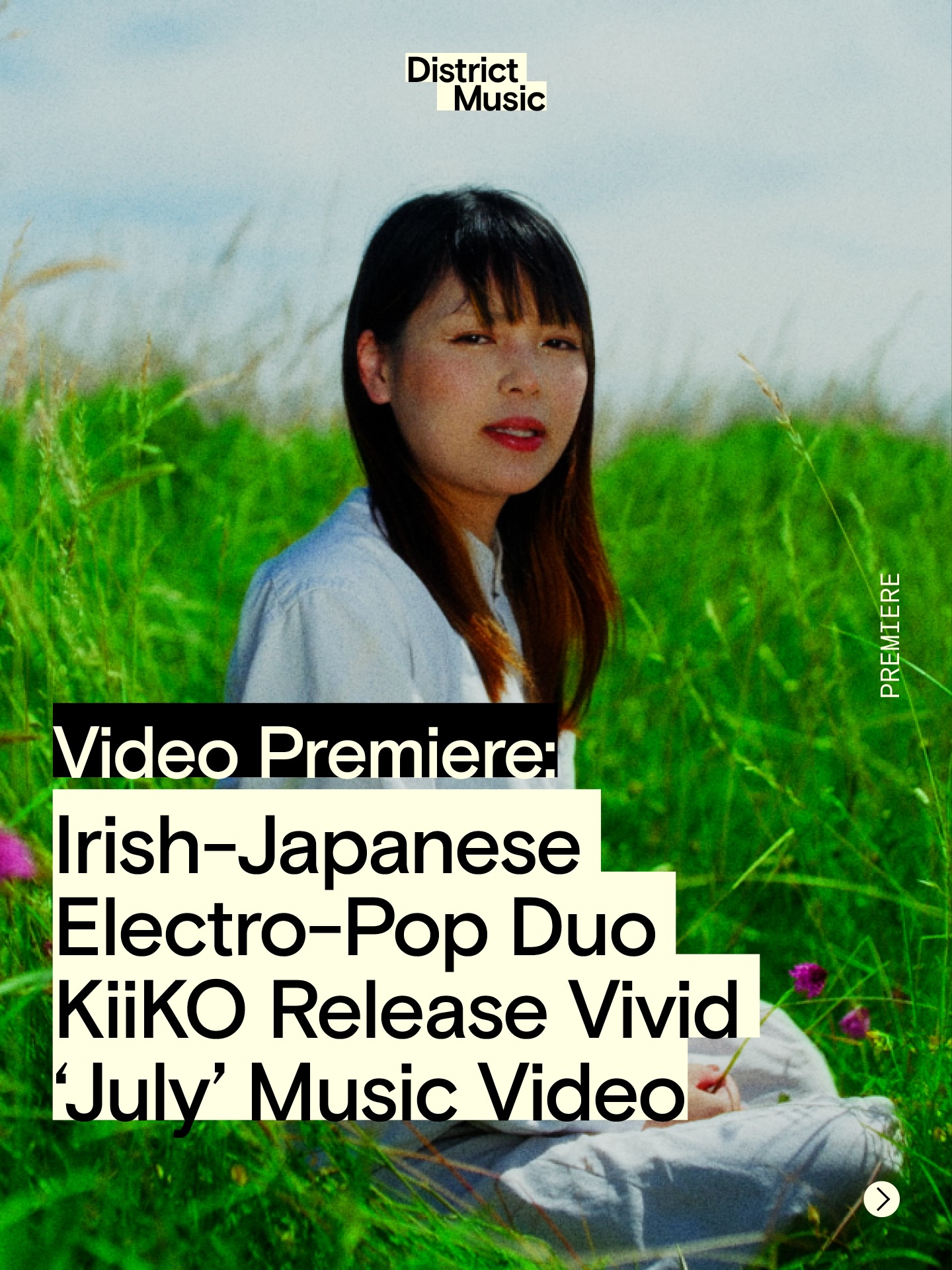 아일랜드·일본 일렉트로팝 듀오 kiiko_ongaku, 신곡 〈July〉 MV 내일 District Music 단독 공개