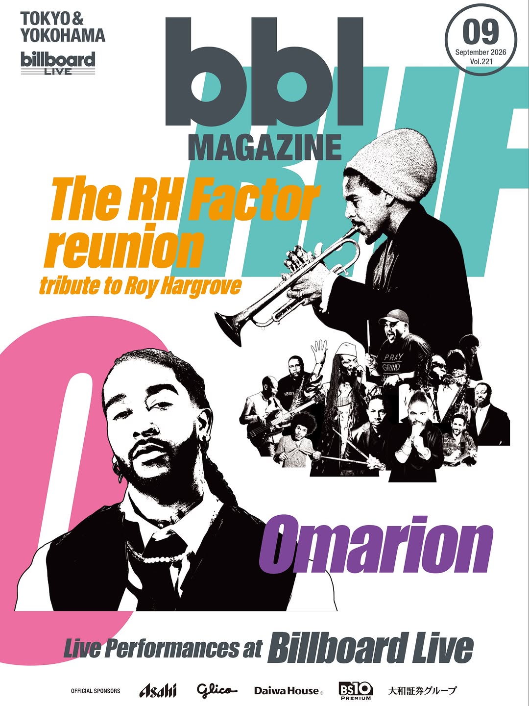 Omarion、The RH Factorが8月にBillboard Live TOKYOへ、SUMMER SONIC連動のビーチパーティーも
