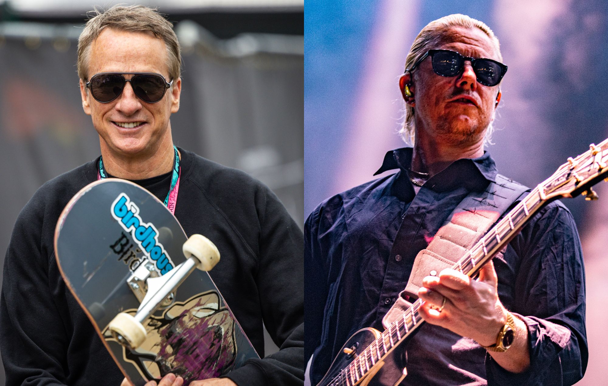 Tony Hawk Introduced Interpol on Stage in San Diego