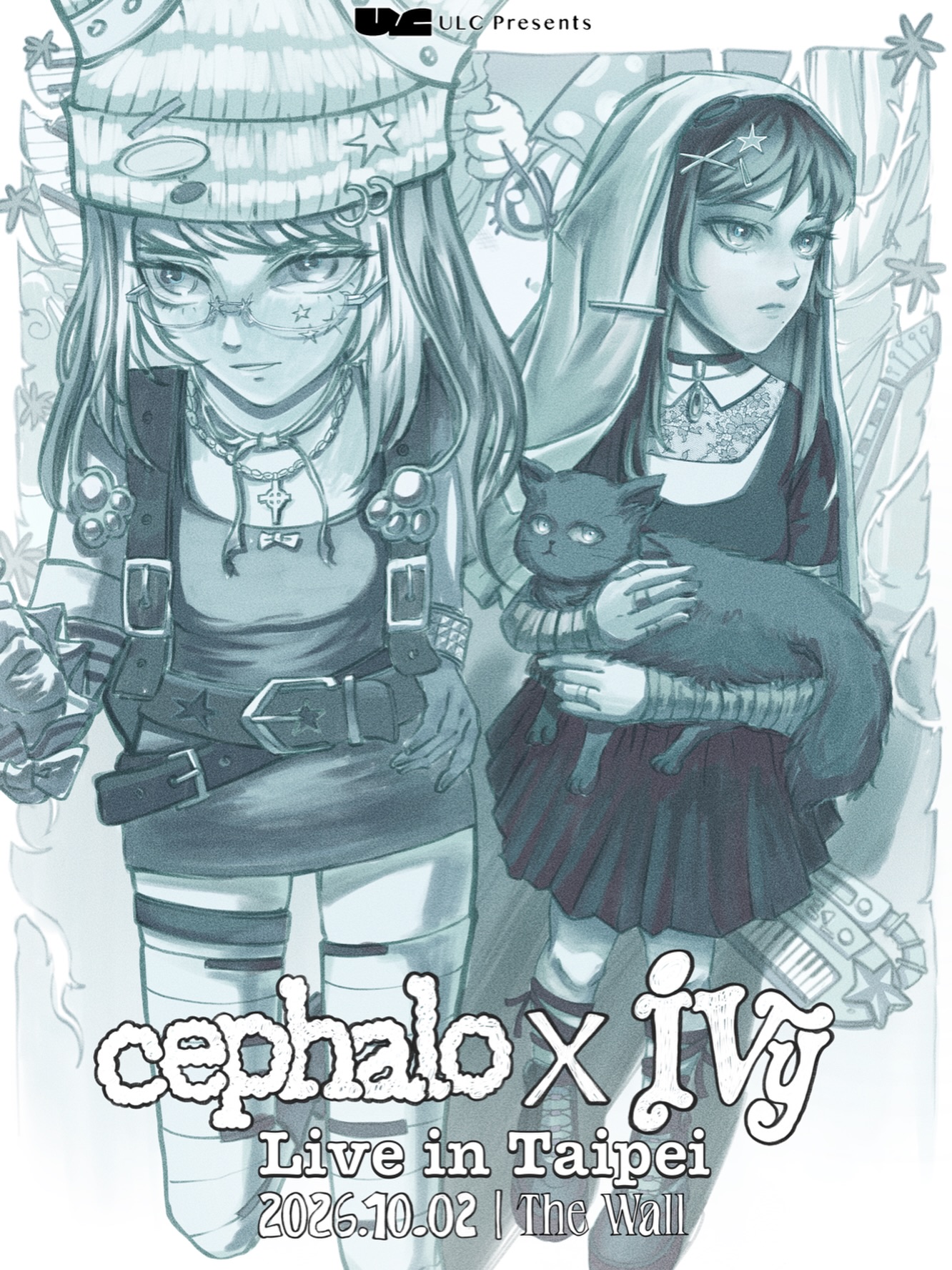 cephalo × iVy 대만 합동 공연, 10/2 타이베이 The Wall서 열린다