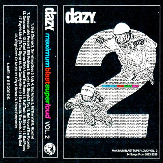 Dazy, 신곡 7곡 담은 합본 앨범 《MAXIMUMBLASTSUPERLOUD Vol. 2》 발표