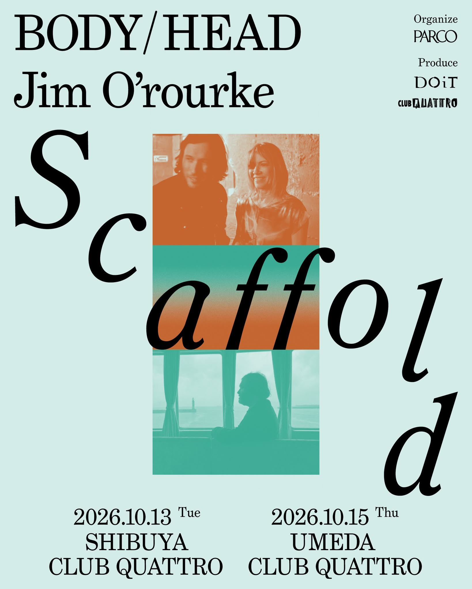 Body/Head × Jim O'Rourke、東京で2夜連続公演