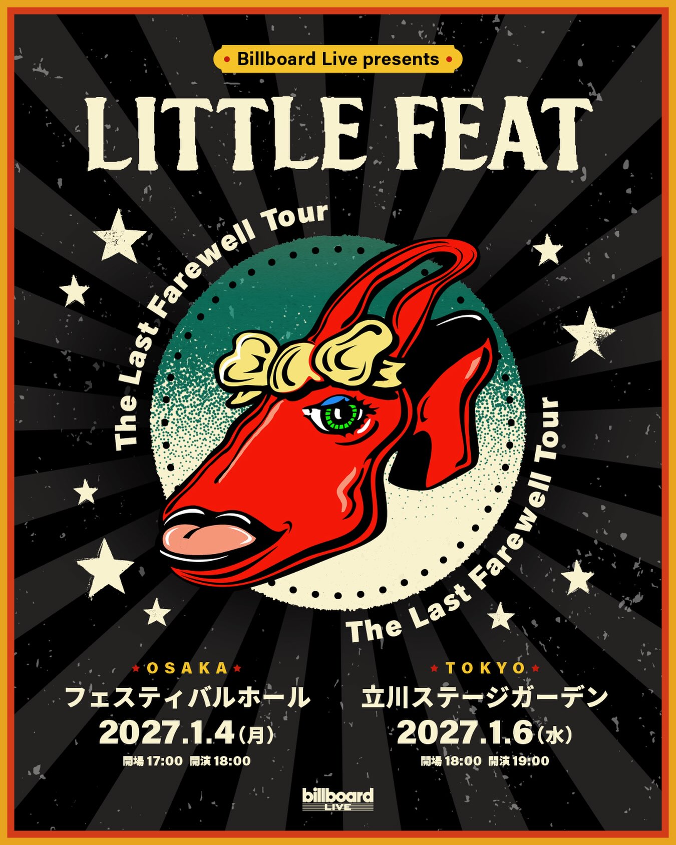 Little Feat, 고별 투어로 2027년 1월 오사카·도쿄 공연