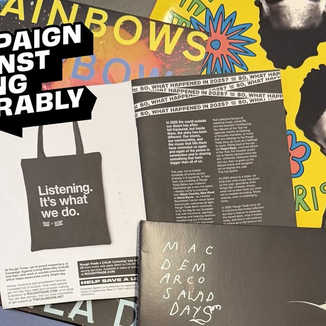Rough Trade 攜手自殺防治組織 CALM 談音樂人心理健康