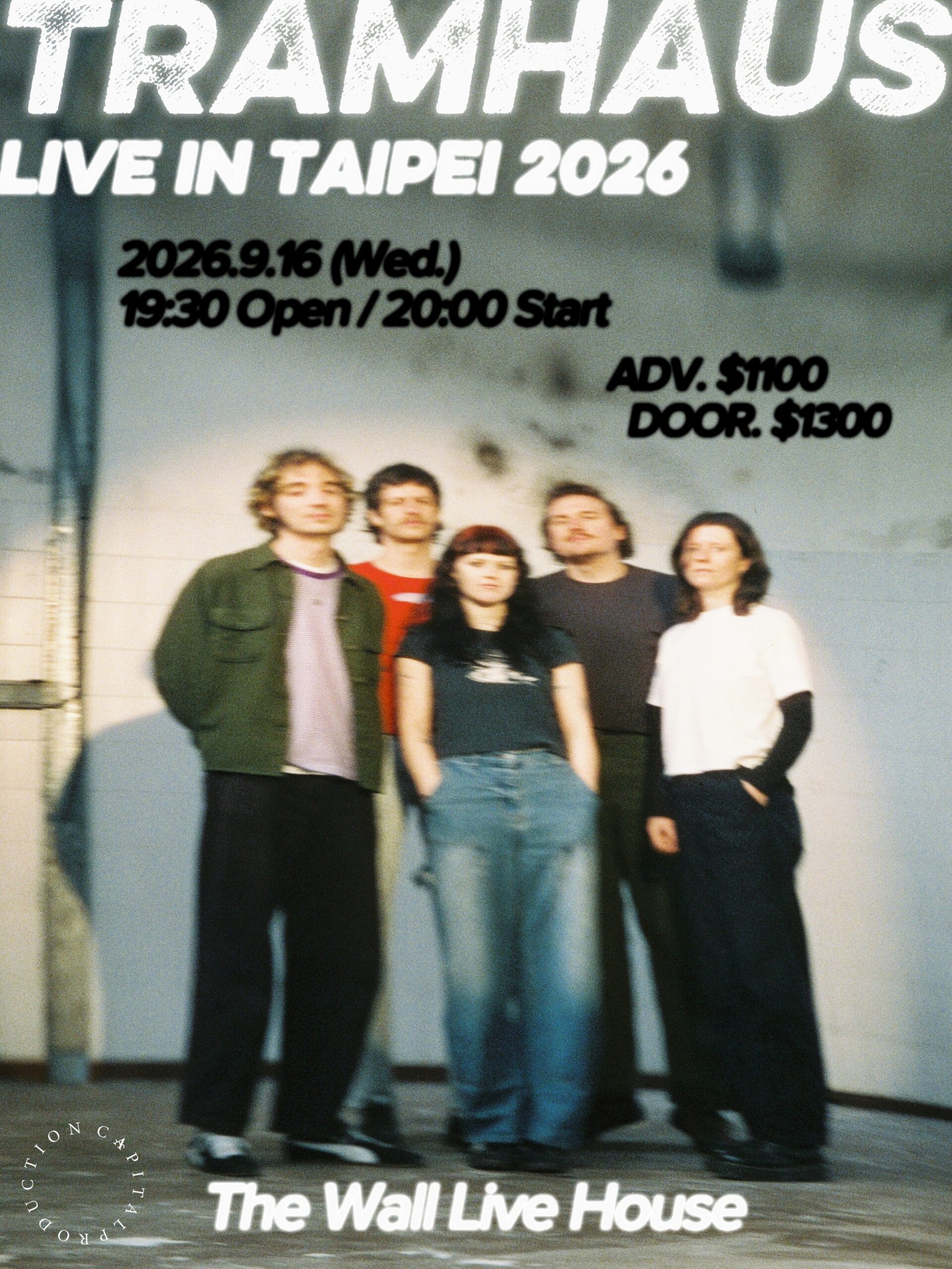 Tramhaus Return to Taipei's The Wall for Second Show