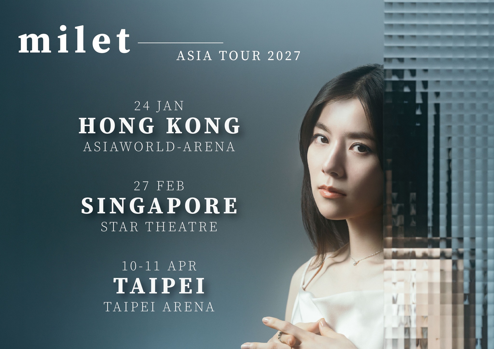 milet Announces First-Ever Taipei Arena Shows for 2027 Asia Tour