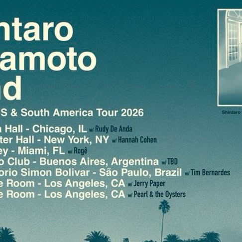 坂本慎太郎、米国&南米ツアー詳細発表 12月2日シカゴ公演からスタート