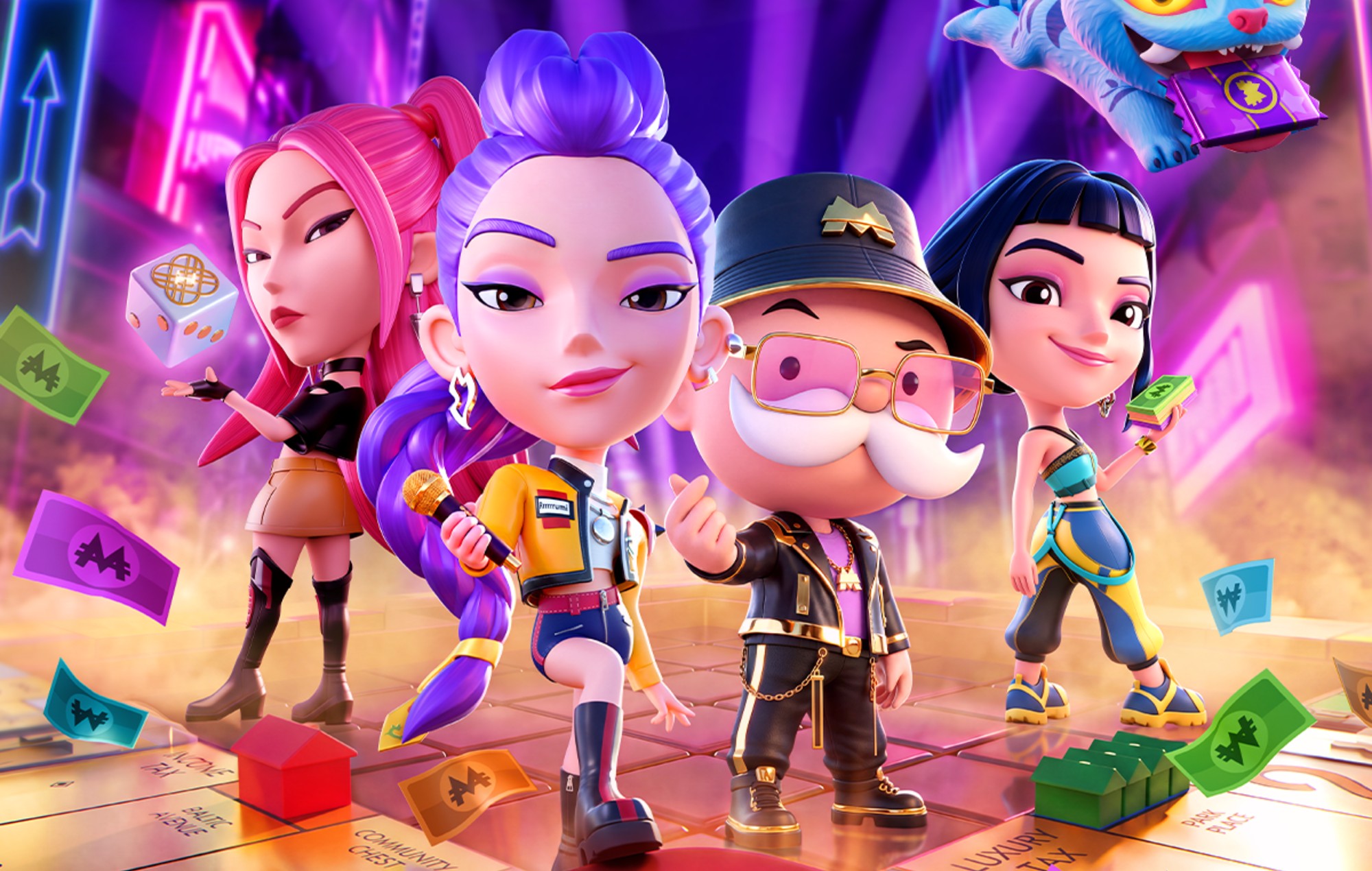 『KPop Demon Hunters』が『Monopoly Go!』とコラボ、ハロウィンシーズン開催