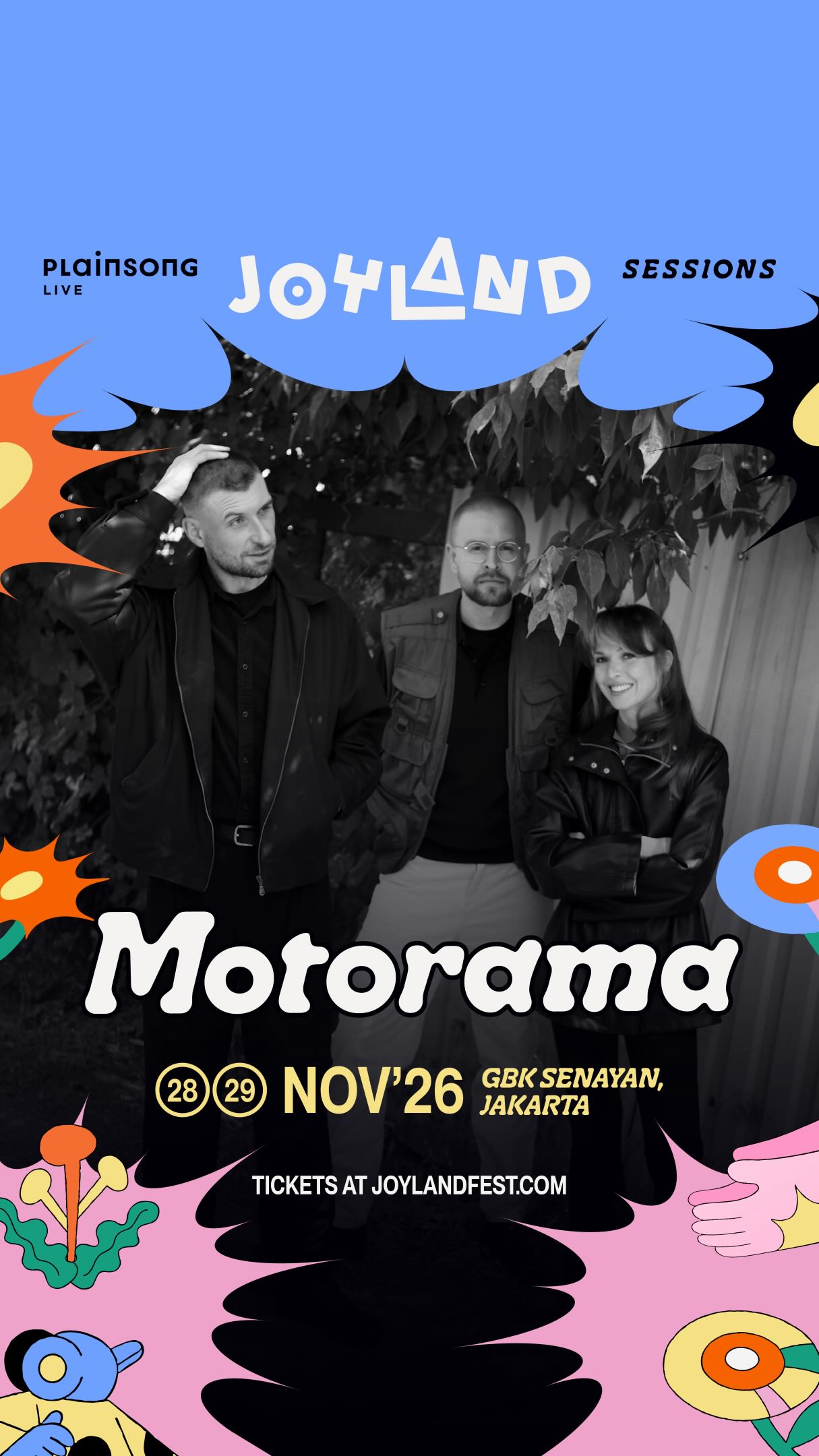 Motorama Set for Jakarta Debut at Joyland Sessions 26