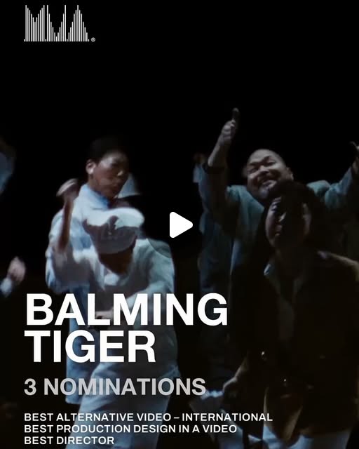 Balming Tiger、UK Music Video Awards 2026で3部門ノミネート