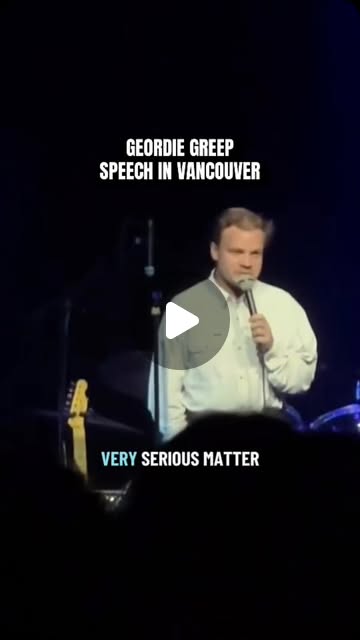 Geordie Greep, 밴쿠버 공연장 밖에서 성폭행 의혹 전단 배포…무대에서 직접 부인