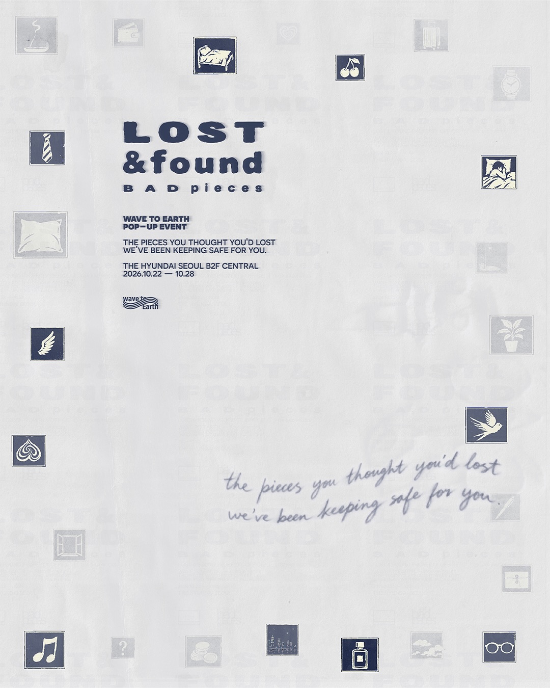 wave to earth Opens Seoul Pop-Up "LOST & FOUND" on Oct 22