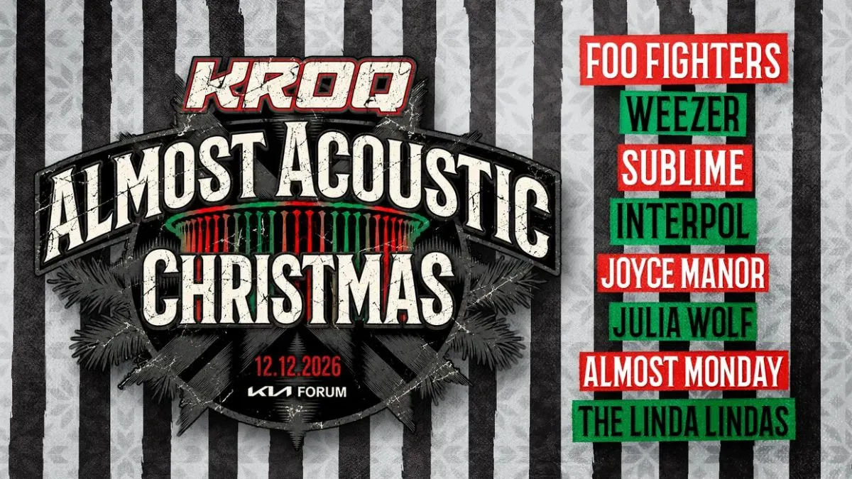 KROQ耶誕演唱會公布陣容 Foo Fighters、Weezer領銜12/12登場